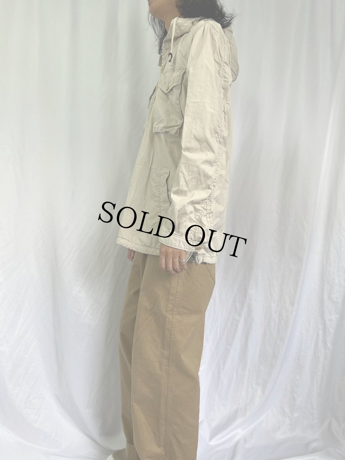 画像3: J.CREW "MILITARY Type" コットンアノラックパーカー L (3)