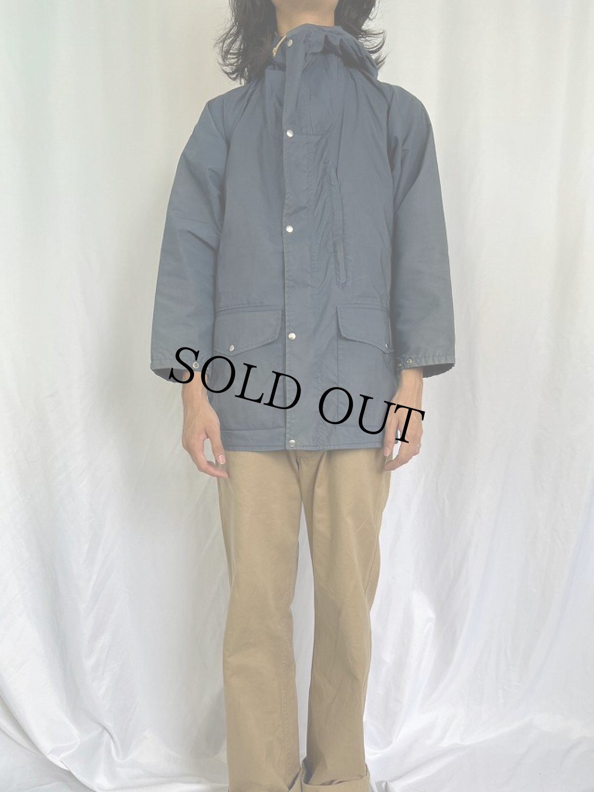 画像2: 70's THE NORTH FACE 茶タグ ナイロンマウンテンパーカー S (2)