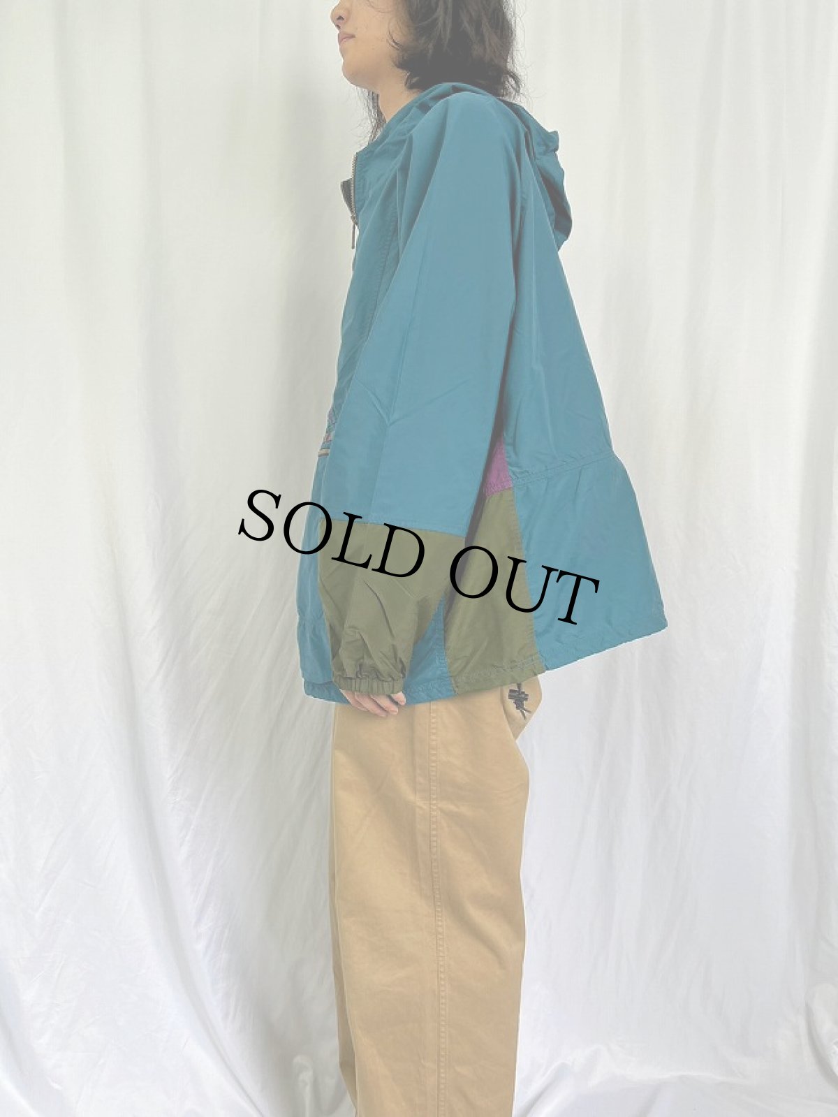 画像3: 70〜80's L.L.Bean ナイロンアノラックパーカー M (3)