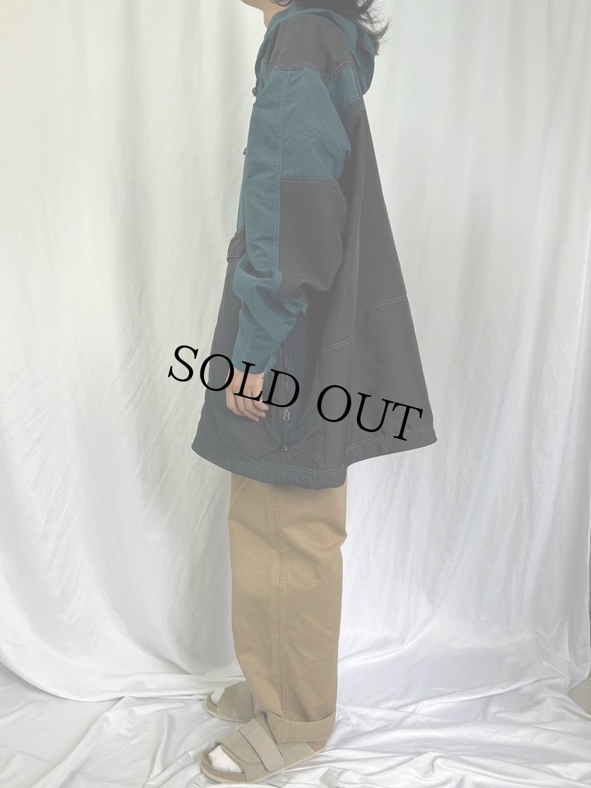 画像3: 80〜90's Columbia ナイロンアノラックパーカー XL (3)