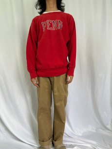 画像2: 80's Champion REVERSE WEAVE USA製 トリコタグ "PENN" プリントスウェット XL (2)