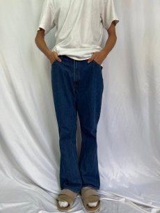 画像2: 80's Levi's 646-0217 オレンジタブ ベルボトムデニムパンツ W35 (2)