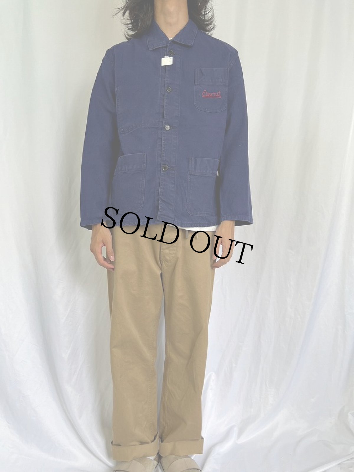 画像2: EURO コットンツイルカバーオール (2)