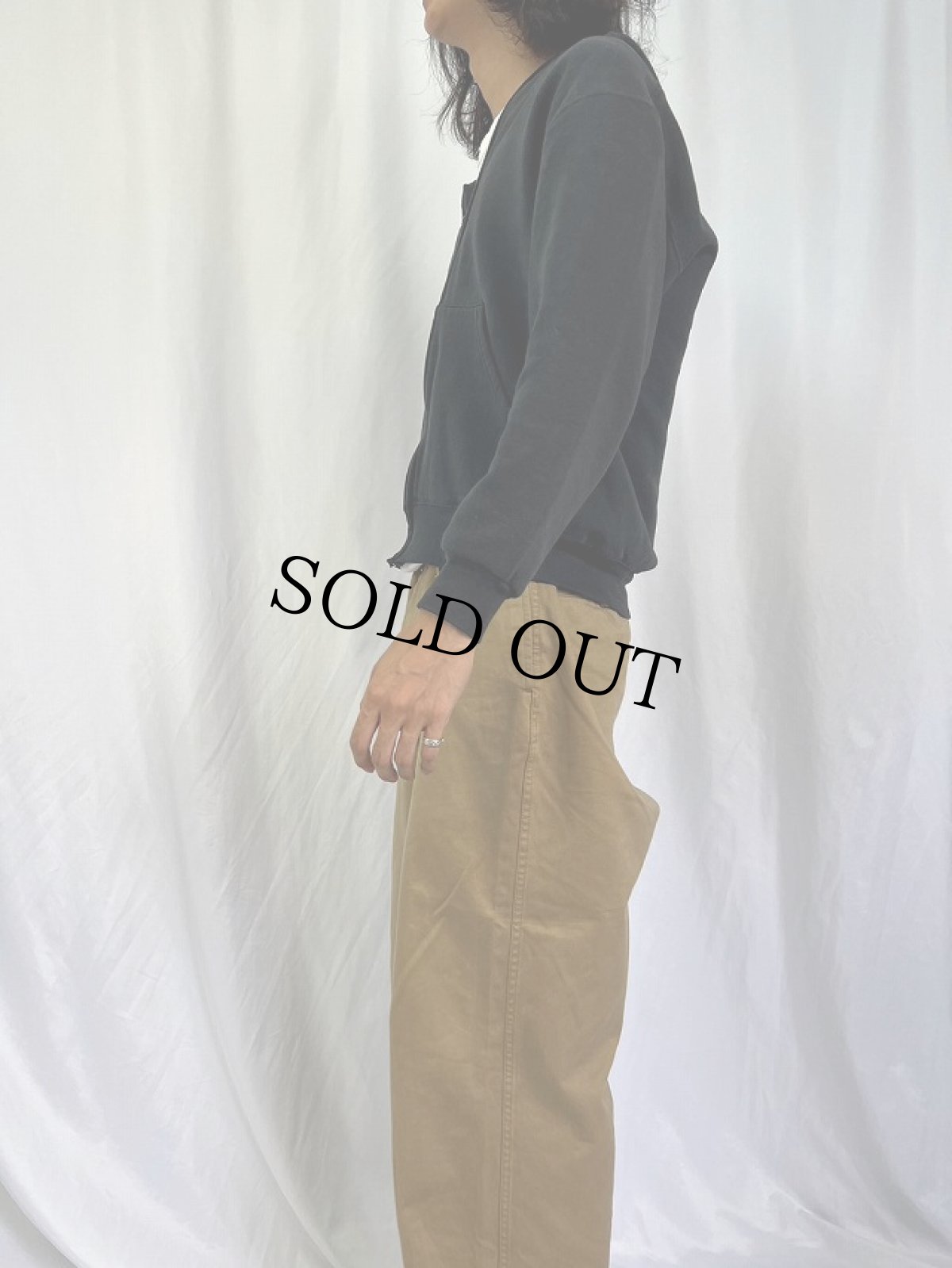 画像3: 80〜90's RUSSELL ATHLETIC USA製 フルジップパーカー M (3)