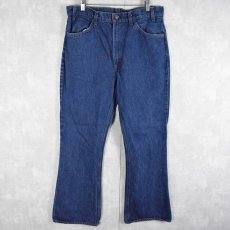 画像1: 80's Levi's 646-0217 オレンジタブ ベルボトムデニムパンツ W35 (1)