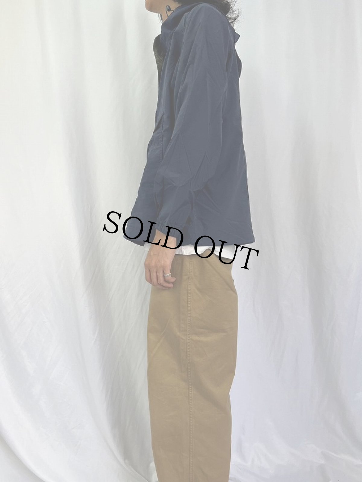 画像3: Columbia ナイロンアノラックパーカー L NAVY (3)