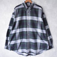 画像1: POLO Ralph Lauren "BIG SHIRT" チェック柄 オックスフォードボタンダウンシャツ XXL (1)