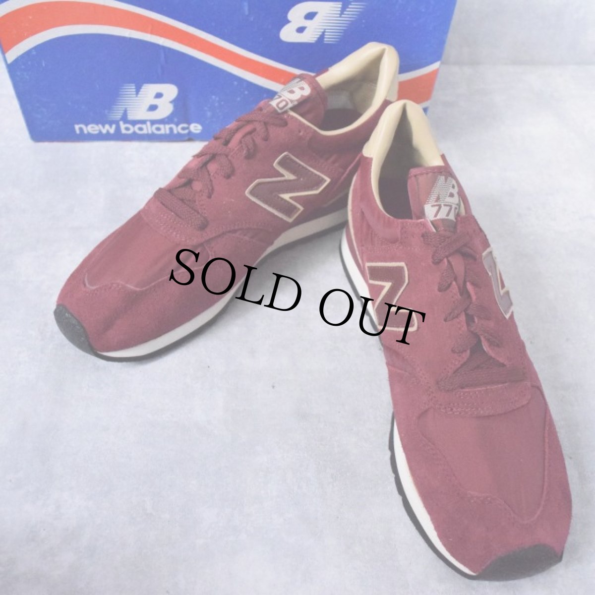 画像1: NEW BALANCE M770 ローカットスニーカー US10D 箱付き (1)