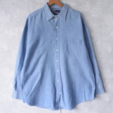 画像1: 90's〜 POLO Ralph Lauren "The Big Dress Shirt" シャンブレーシャツ XL (1)