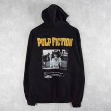 画像1: PULP FICTION クライム映画 プリントスウェットフーディー BLACK XL (1)