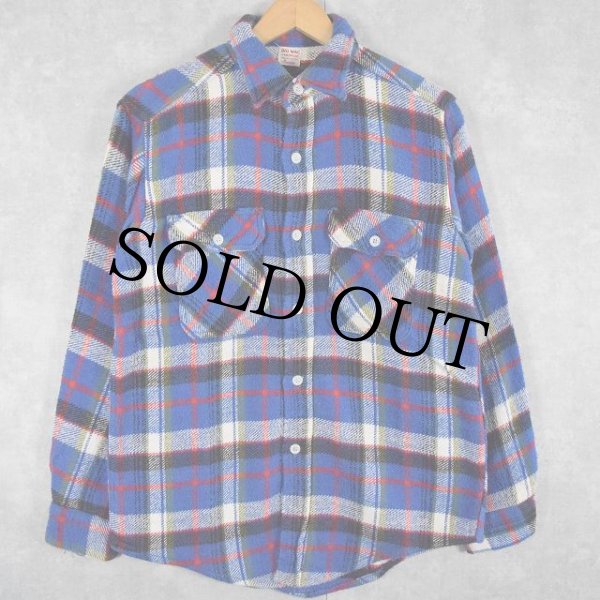 60s BIG MAC ビッグマック デッドストック 長袖 ネルシャツ L BIG MAC