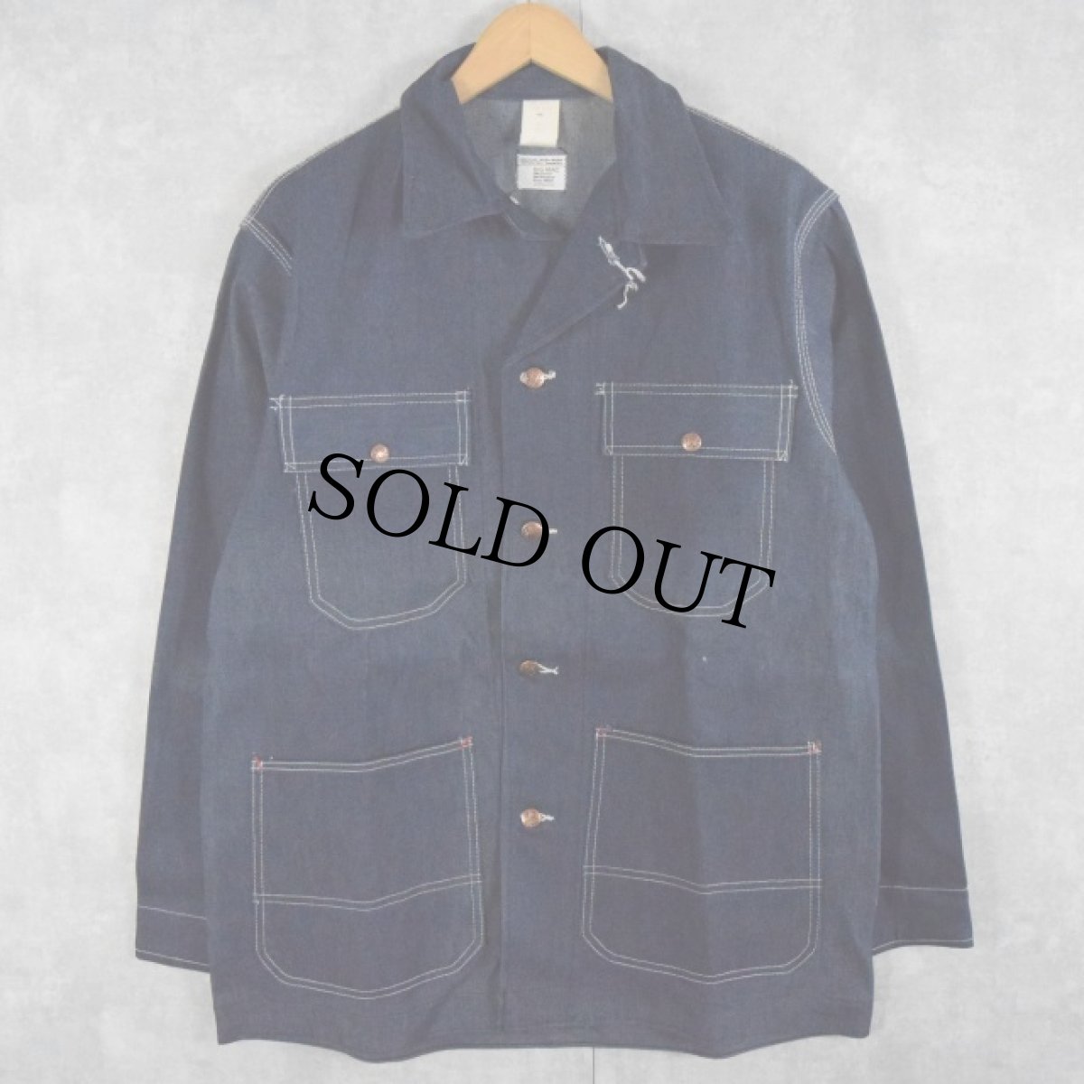 画像2: 70's JCPenney BIGMAC デニムカバーオール SIZE40 DEADSTOCK (2)