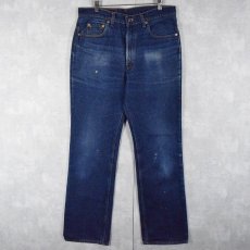 画像1: 90's Levi's 517 USA製 フレアデニムパンツ W35 (1)