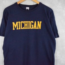 画像1: 80's Champion USA製 トリコタグ "MICHIGAN" カレッジTシャツ XL (1)