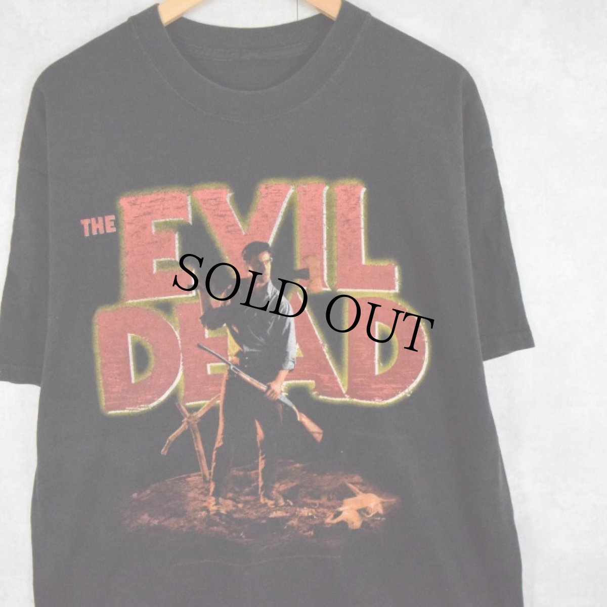 画像1: THE EVIL DEAD ホラー映画プリントTシャツ  (1)