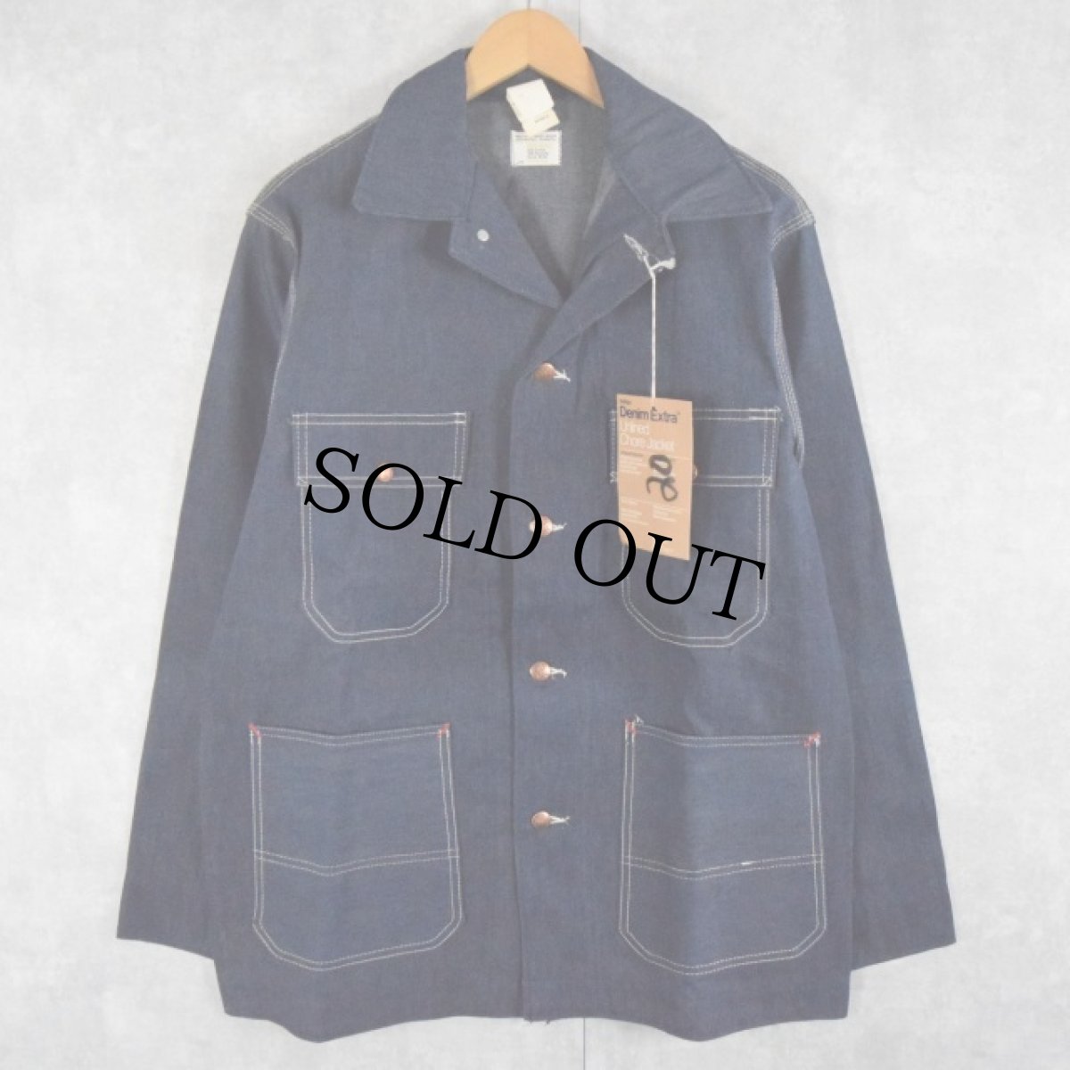 画像2: 70's JCPenney BIGMAC デニムカバーオール SIZE40 DEADSTOCK (2)