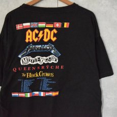 画像2: 90's MONSTERS OF ROCK ロックフェスティバル プリントTシャツ BLACK (2)