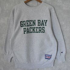 画像1: 90's Champion REVERSE WEAVE USA製 "GREEN BAY PACKERS" NFLチーム プリントスウェット XL (1)