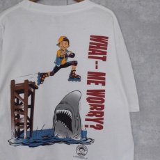 画像1: MAD "Alfred E. Neuman" キャラクタープリントTシャツ XL (1)