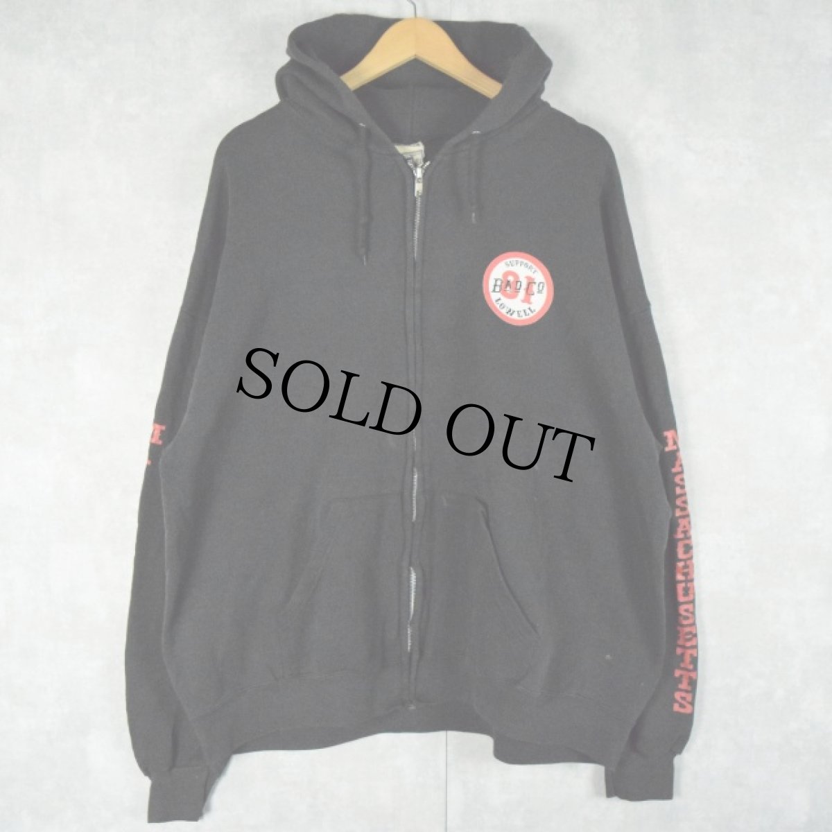 画像2: Lee "RED & WHITE" スウェットジップパーカー 2XL (2)