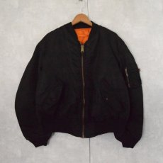 画像1: 90's〜 民間品 ALPHA INDUSTRIES,INC. MA-1 フライトジャケット LARGE (1)