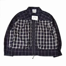 画像1: COMFY OUTDOOR GARMENT "COVERED SHIRTS" INDIGO STRIPE 【L】 (1)