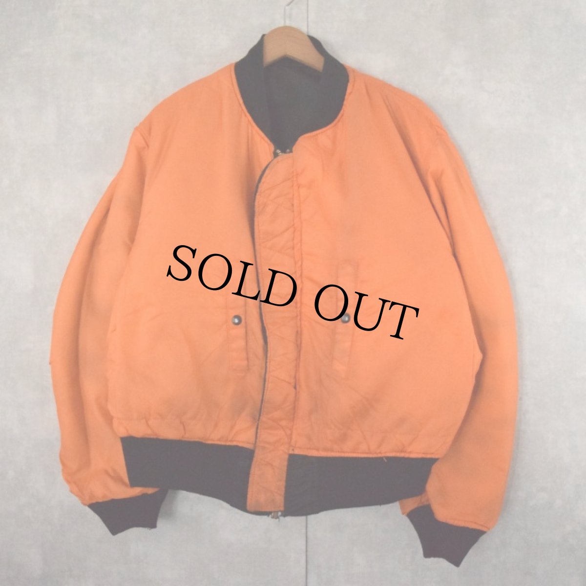 画像2: 90's〜 民間品 ALPHA INDUSTRIES,INC. MA-1 フライトジャケット LARGE (2)