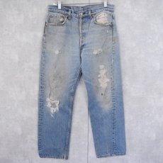 画像1: 90's Levi's 501 USA製 デニムパンツ W32 (1)
