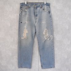 画像1: 90's Levi's 501 USA製 デニムパンツ W35 (1)