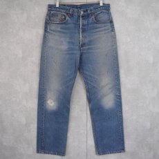 画像1: 80's〜 Levi's 501 USA製 デニムパンツ W32 (1)