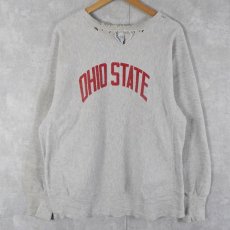 画像1: 90's Champion REVERSE WEAVE USA製 "OHIO STATE" プリントスウェット XL (1)