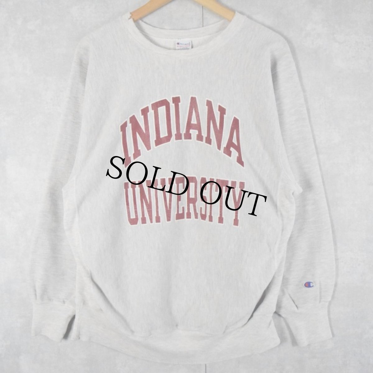 画像1: 90's Champion REVERSE WEAVE "INDIANA UNIVERSITY" XL (1)