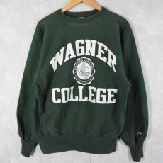 画像1: 90's Champion REVERSE WEAVE USA製 "WAGNER COLLEGE" L (1)