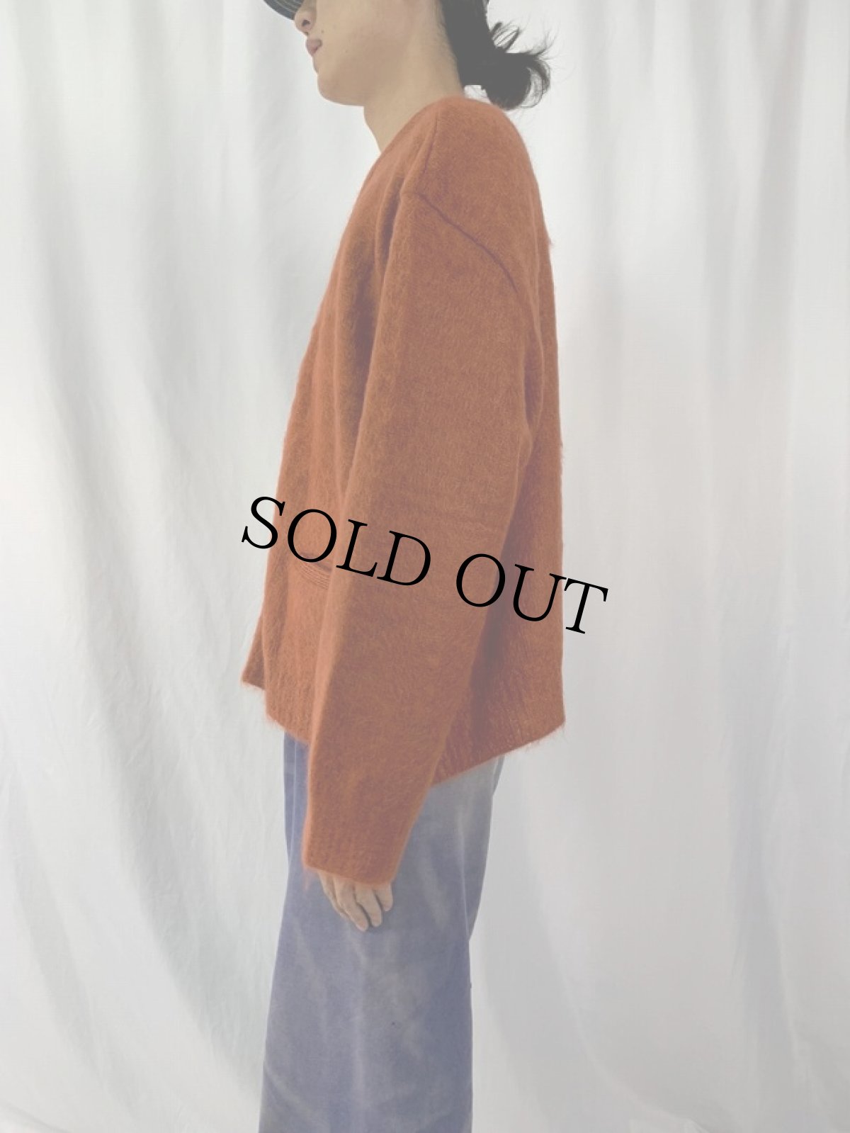 画像5: F.O.G. "Mohair Knit Wide Cardigan" Poppy SIZE M (5)