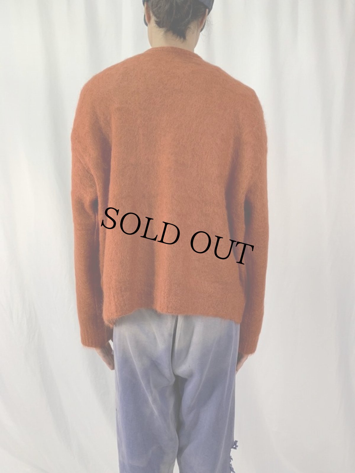 画像6: F.O.G. "Mohair Knit Wide Cardigan" Poppy SIZE M (6)