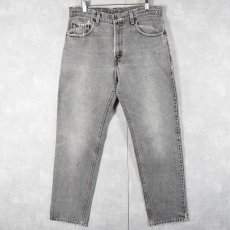 画像1: 90's Levi's 506 ブラックデニムパンツ W34 (1)