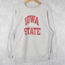 画像1: 80's Champion REVERSE WEAVE USA製 トリコタグ "IOWA STATE" XXL (1)