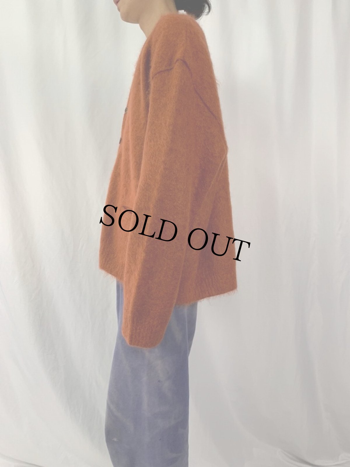 画像5: F.O.G. "Mohair Knit Wide Cardigan" Poppy SIZE L (5)