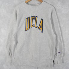 画像1: 90's Champion REVERSE WEAVE USA製 "UCLA" 刺繍入り XL (1)