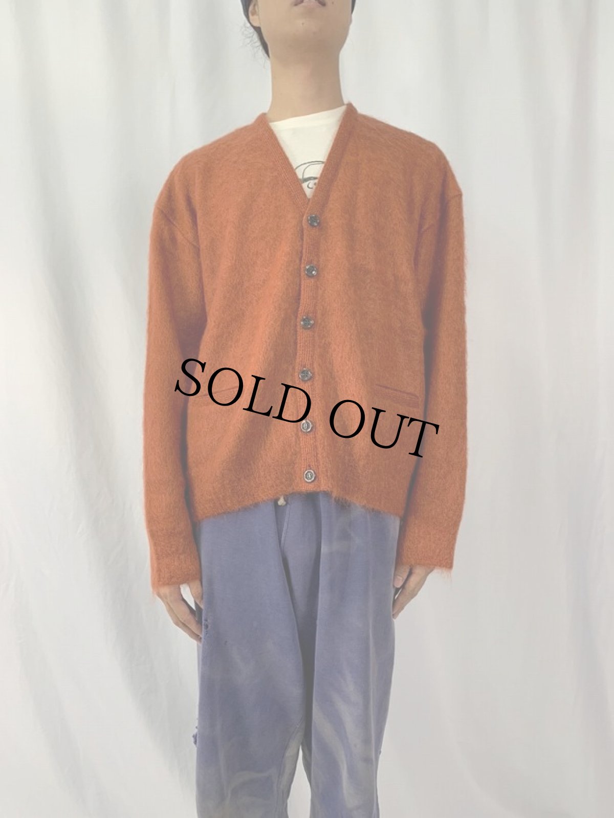 画像4: F.O.G. "Mohair Knit Wide Cardigan" Poppy SIZE M (4)