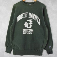 画像1: 90's Champion REVERSE WEAVE USA製 "NORTH DAKOTA RUGBY" XXL (1)