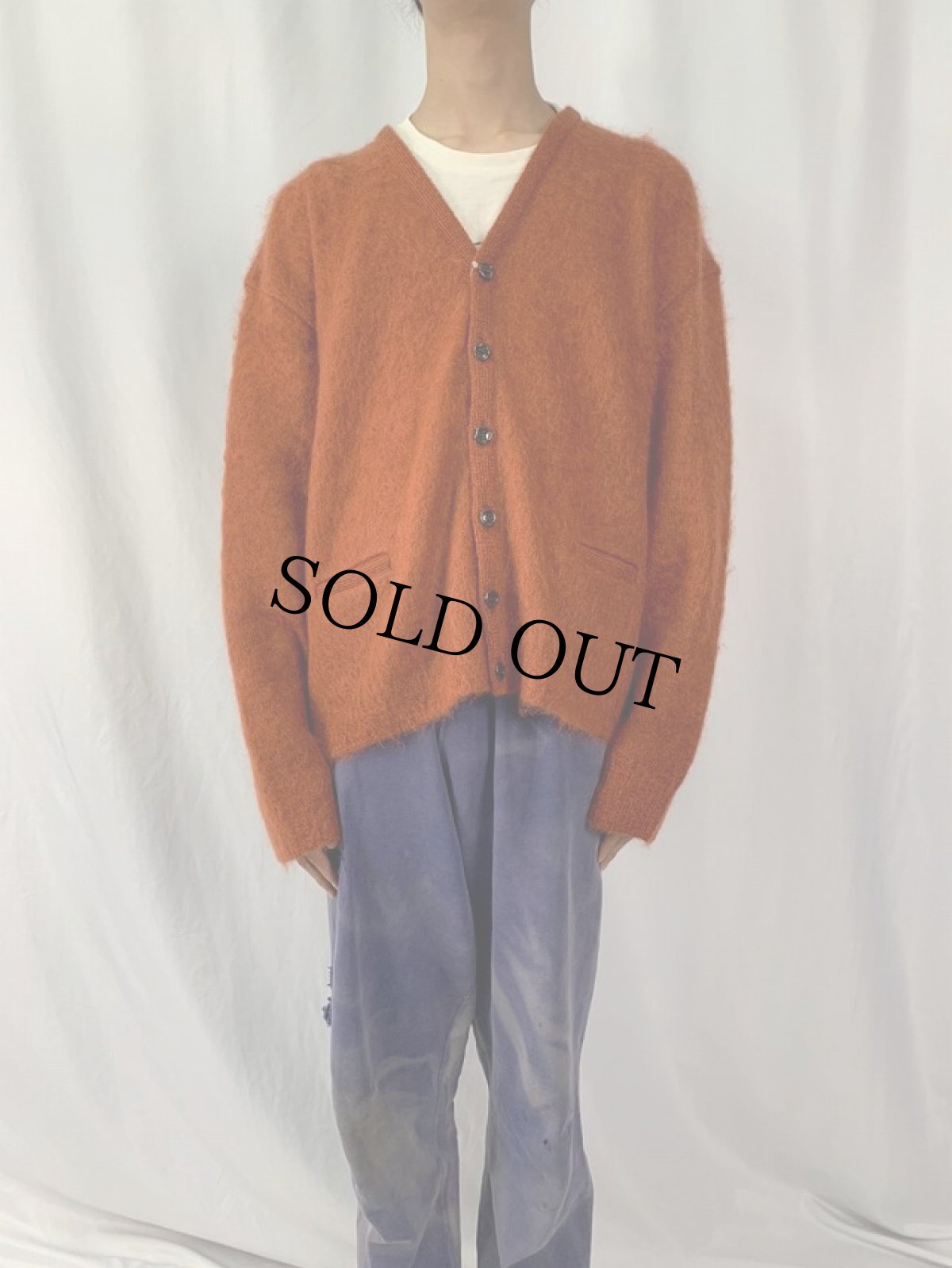 画像4: F.O.G. "Mohair Knit Wide Cardigan" Poppy SIZE L (4)