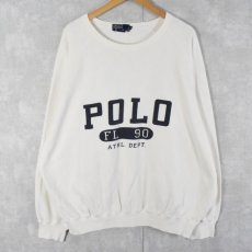 画像1: POLO Ralph Lauren "POLO FL90" ラグランスウェット XL (1)