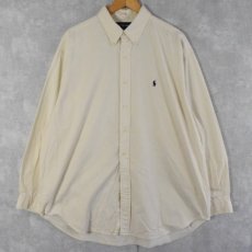 画像1: Ralph Lauren "BLAKE" コットンボタンダウンシャツ XL (1)