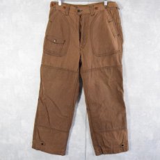 画像1: Ralph Lauren RRL サイドアジャスタ付き ダブルニーダックパンツ W30-32 (1)