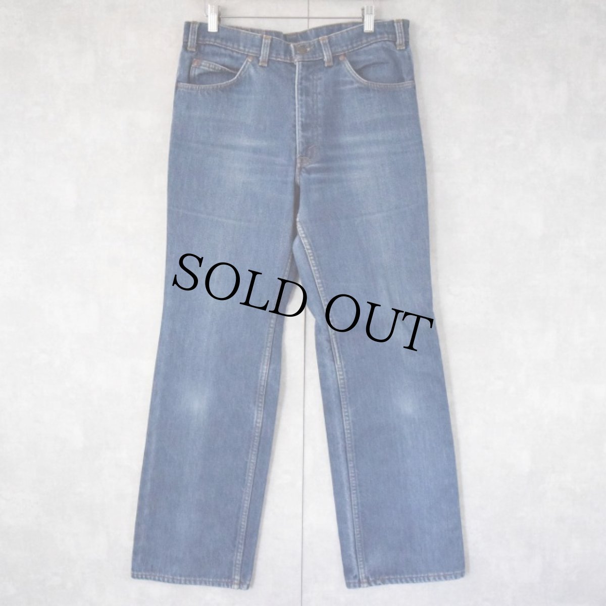 画像1: 80's Levi's 39103-2517 "オリンピックモデル" USA製 オレンジタブ ライナー付きデニムパンツ W34 (1)