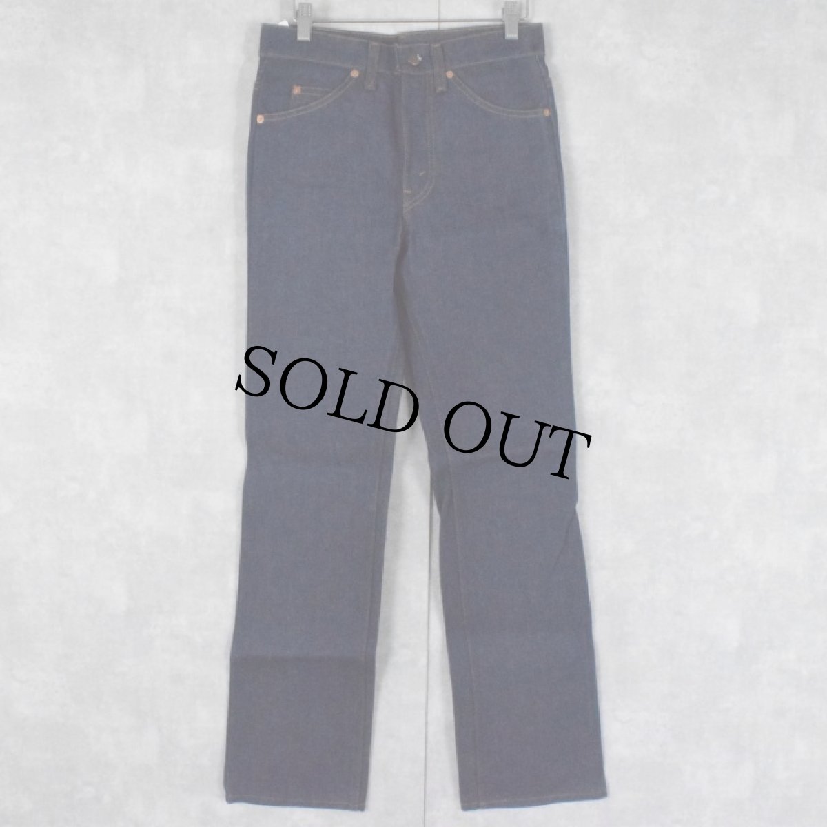 画像2: 80's Levi's 517  USA製 デニムパンツ フラッシャー付きDEADSTOCK W29 (2)