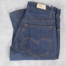 画像1: 80's Levi's 646 USA製 ベルボトム デニムパンツ フラッシャー付きDEADSTOCK W28 (1)