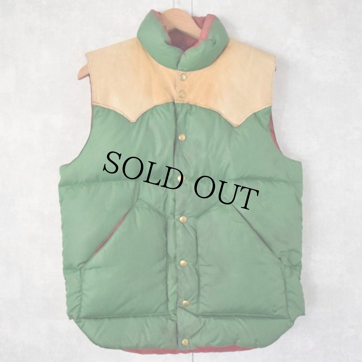 画像1: 70's Rocky Mountain Featherbed "CHRISTY VEST" Size 40 (1)