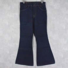 画像2: 80's Levi's 784 USA製 フレアデニムパンツ フラッシャー付きDEADSTOCK W30 (2)